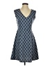 uncle frank Argyle Blue Gray Casual Dress Size S - photo 1