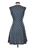 uncle frank Argyle Blue Gray Casual Dress Size S - photo 2