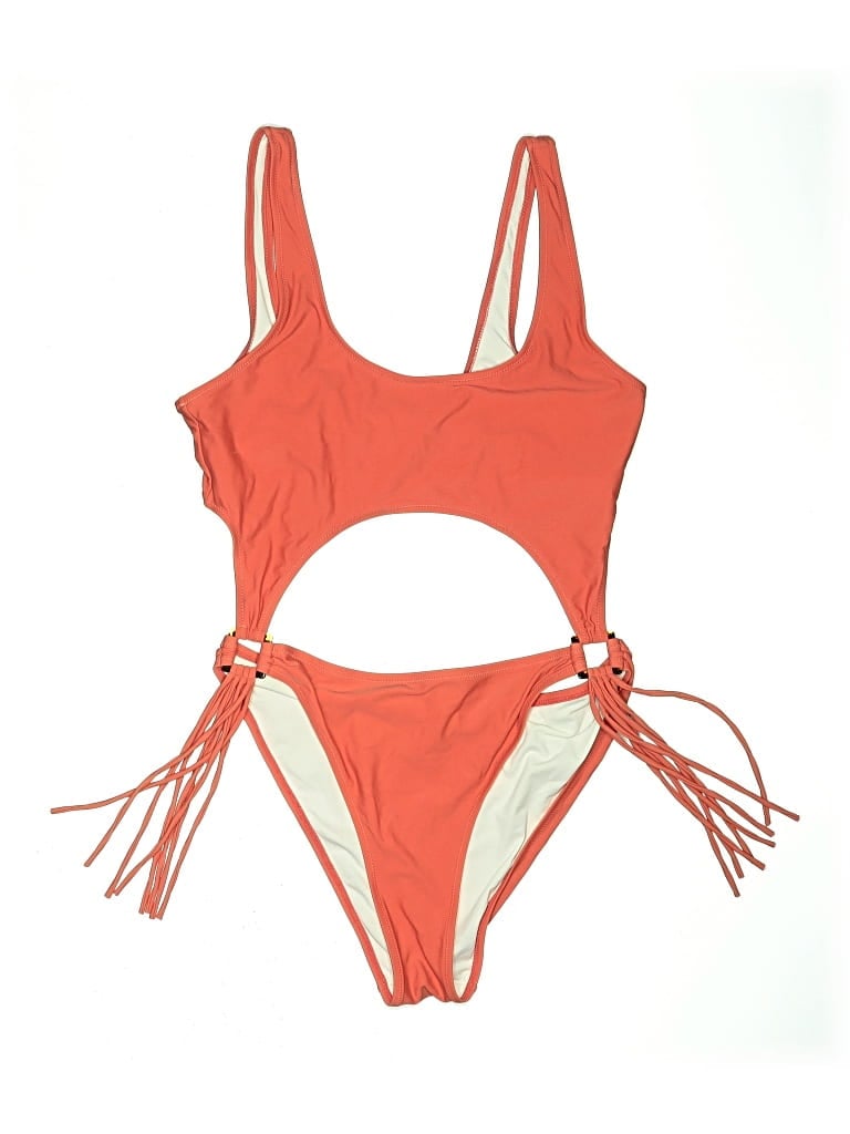 Pre-owned Charmo One Piece Swimsuit In Orange