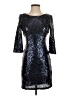 Lulus 100% Polyester Stars Black Cocktail Dress Size S - photo 1