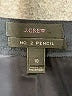 J.Crew 100% Wool Solid Black Wool Skirt Size 10 - photo 4