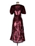 Keepsake 100% Polyester Burgundy Red Cocktail Dress Size 6 - photo 2