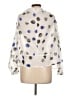 Crea Concept 100% Ramie Print Ivory Long Sleeve Blouse Size EU 42 / US 12 - photo 2
