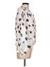 Crea Concept 100% Ramie Print Ivory Long Sleeve Blouse Size EU 42 / US 12 - photo 4