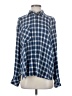 BDG Plaid Blue Long Sleeve Button-Down Shirt Size XS - photo 1