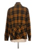 Susan Graver Plaid Yellow Long Sleeve Blouse Size L - photo 2