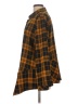 Susan Graver Plaid Yellow Long Sleeve Blouse Size L - photo 5