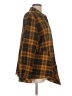 Susan Graver Plaid Yellow Long Sleeve Blouse Size L - photo 4