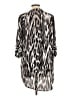 Rock & Republic Animal Print Silver Casual Dress Size L - photo 2