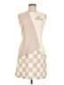 Rinascimento Argyle Ivory Casual Dress Size M - photo 1