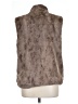 Sanctuary 100% Polyester Gray Faux Fur Vest Size L - photo 2