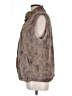 Sanctuary 100% Polyester Gray Faux Fur Vest Size L - photo 5