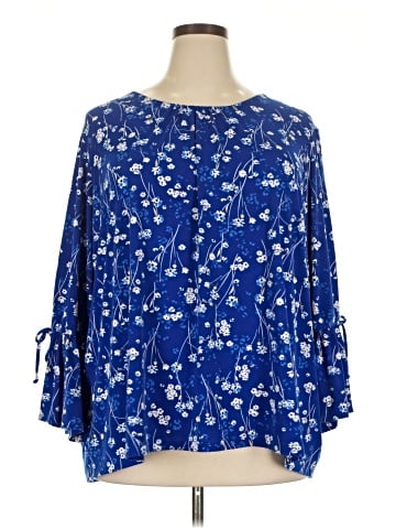 Liz Claiborne Career 3/4 Sleeve Blouse (view 1)