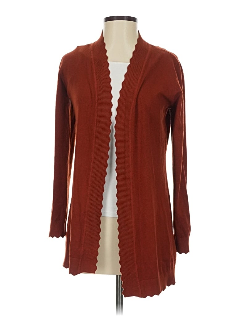 Pre-owned Evolution By Cyrus Cardigan Sweater In Brown