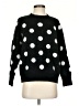 Vince Camuto Polka Dots Black Pullover Sweater Size S - photo 1