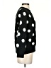 Vince Camuto Polka Dots Black Pullover Sweater Size S - photo 4