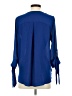 West Kei 100% Polyester Blue 3/4 Sleeve Blouse Size S - photo 2