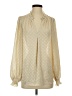 Max Studio 100% Polyester Ivory Long Sleeve Blouse Size S - photo 1