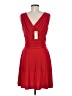 ZAC Zac Posen Solid Red Cocktail Dress Size 6 - photo 2