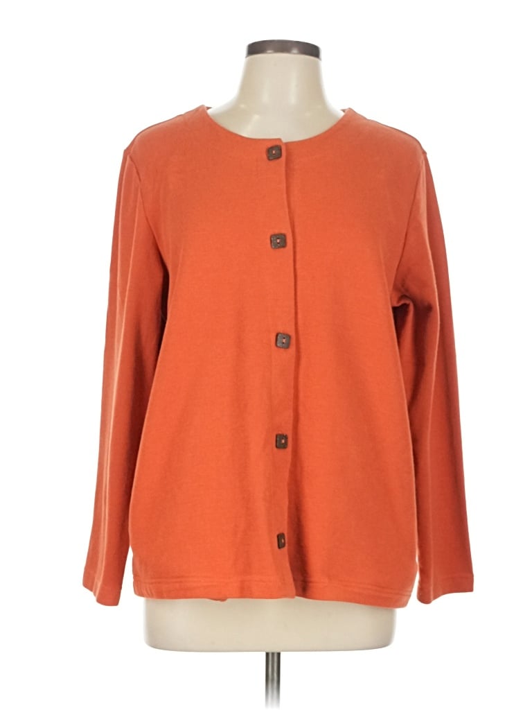 Pre-owned Blair Cardigan Sweater In Orange