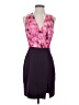 Calvin Klein 100% Polyester Color Block Purple Cocktail Dress Size 0 - photo 1