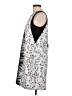 Reed 100% Polyester Graphic Silver Cocktail Dress Size L - photo 5