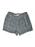 Charlotte Ronson 100% Cotton Chevron-herringbone Blue Shorts Size 10 - photo 1