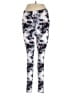Just Be... Print Purple Active Pants Size M - photo 1