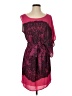 BCBGMAXAZRIA 100% Polyester Paisley Burgundy Cocktail Dress Size S - photo 1