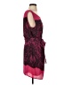 BCBGMAXAZRIA 100% Polyester Paisley Burgundy Cocktail Dress Size S - photo 4