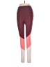 Fabletics Color Block Burgundy Active Pants Size M (estimated) - photo 1