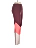 Fabletics Color Block Burgundy Active Pants Size M (estimated) - photo 4