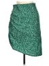 Code x Mode 100% Polyester Polka Dots Green Casual Skirt Size M - photo 2
