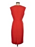 Ann Taylor Solid Red Orange Cocktail Dress Size 4 - photo 2