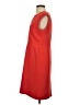 Ann Taylor Solid Red Orange Cocktail Dress Size 4 - photo 5