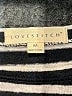 Lovestitch Stripes Black Pullover Sweater Size M - photo 7