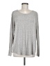 White + Warren Gray Long Sleeve Top Size M - photo 1