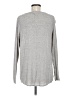 White + Warren Gray Long Sleeve Top Size M - photo 2