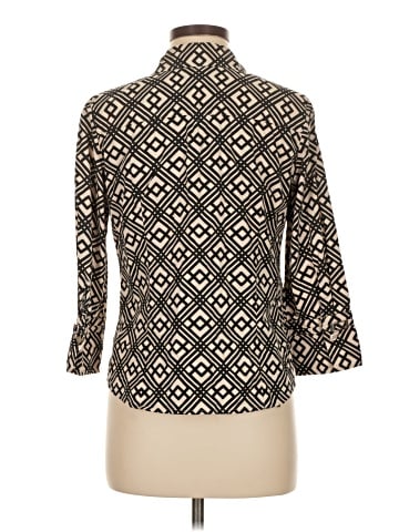 Alfani 3/4 Sleeve Button-Down Shirt (view 2)