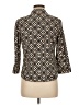 Alfani Black 3/4 Sleeve Button-Down Shirt Size 8 - photo 2