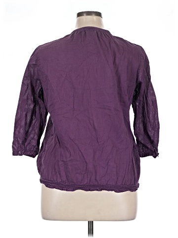 SONOMA life + style 3/4 Sleeve Button-Down Shirt (view 2)