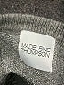 Madeleine Thompson Animal Print Silver Wool Pullover Sweater Size S - photo 7