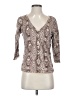 Talbots 100% Pima Cotton Brown Cardigan Size S - photo 1
