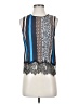 Clover Canyon 100% Polyester Blue Sleeveless Blouse Size XS - photo 1