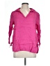 Sigrid Olsen 100% Linen Pink 3/4 Sleeve Blouse Size L - photo 1