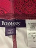 Roaman's Paisley Burgundy Active Pants Size 14/16 - photo 4