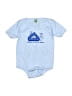 Precious Cargo 100% Cotton Graphic Blue Short Sleeve Onesie 9-12 MO / 12 MO - photo 1