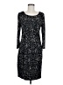 Max and Cleo Tweed Black Cocktail Dress Size M - photo 1