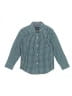 Nautica Checkered-gingham Green Long Sleeve Button-Down Shirt Size 7 - photo 1