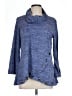 Boho Chic Blue Long Sleeve Turtleneck Size L - photo 1